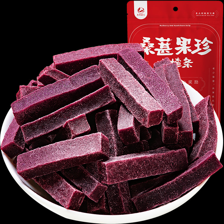茶果滋宝桑葚山楂条零食开胃宝蜜饯200g*1袋
