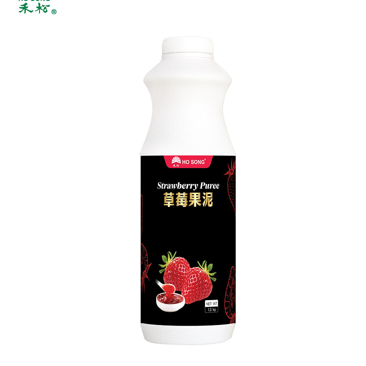 Premium Strawberry Puree Syrup l Fruit Tea Base 2.86 lb