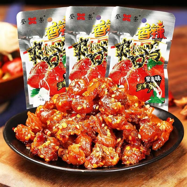 登荣辣子鸡香辣爽口辣子鸡丁解馋小零食 5 包