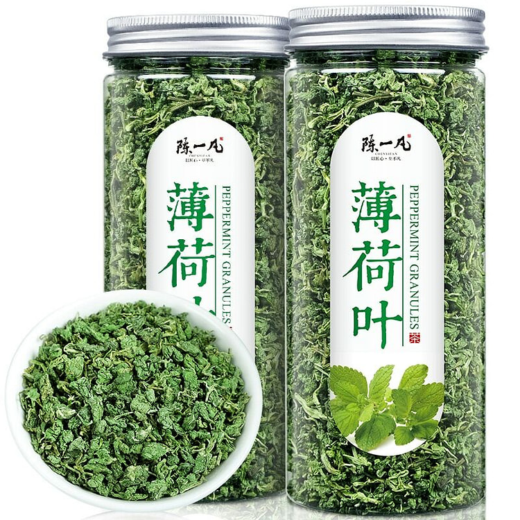陈一凡薄荷叶茶叶颗粒新鲜食用薄荷