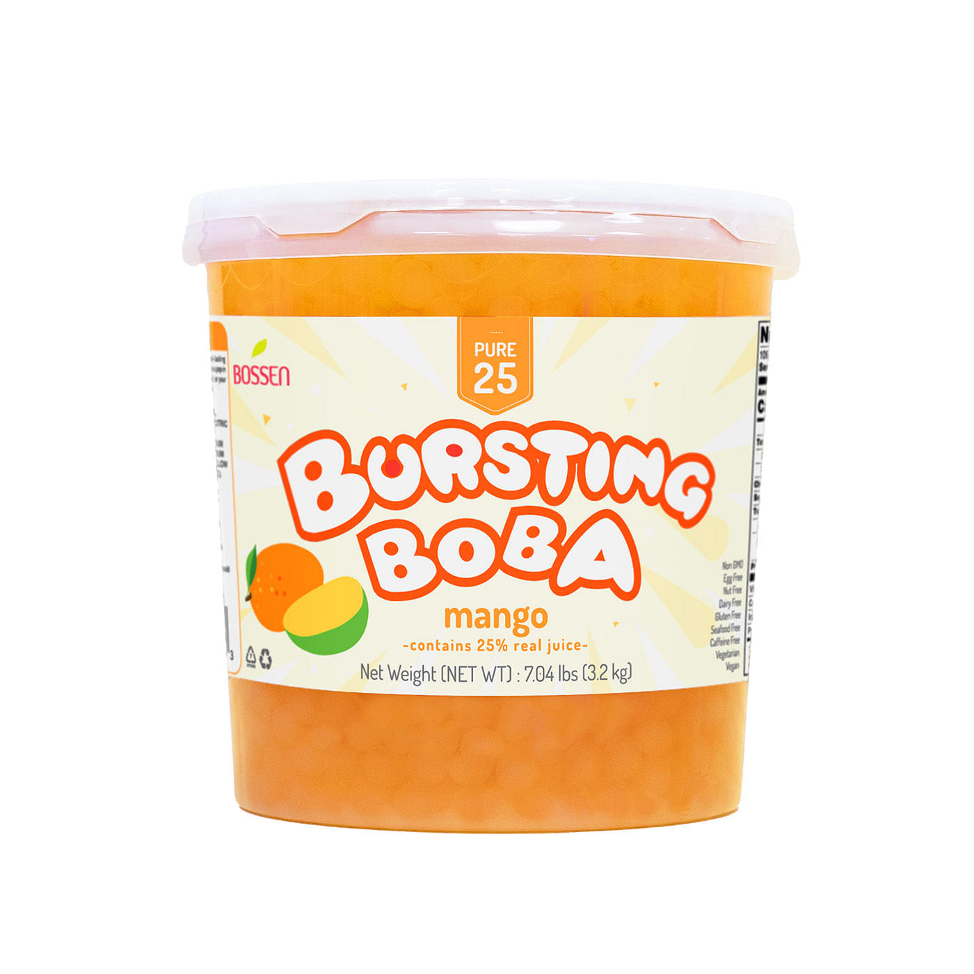 Bossen Mango Bursting Boba Pure25 (7.04 lbs) 7.04 lb