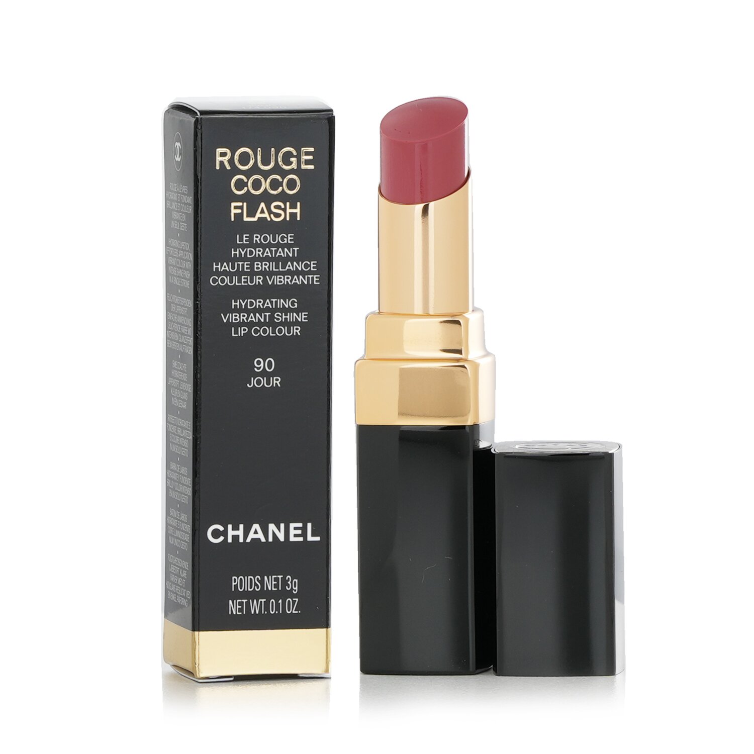 Chanel Rouge Coco Flash Translucent Glossy Lipstick - #90 Jour - Weee!