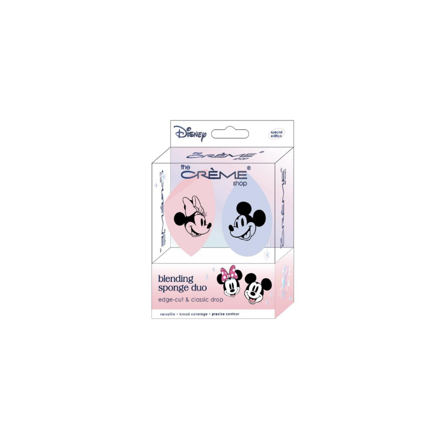 THE CREME SHOP Disney Blending Sponge Duo (Edge-cut & Classic Drop) 1 each