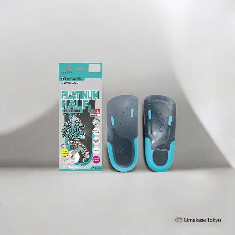 ASHIMARU 不对称半鞋垫 蓝色 S 110 克