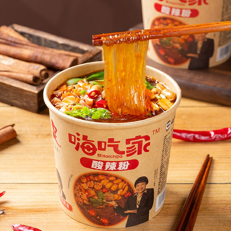 嗨吃家酸辣粉正品网红重庆方便速食粉丝夜宵*1桶