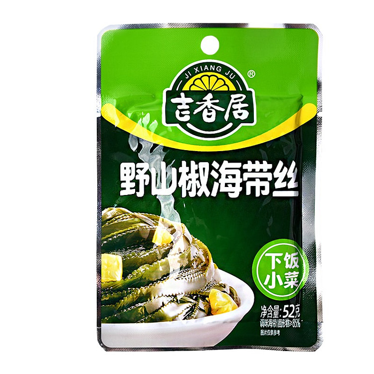 吉香居即食麻辣海带丝（新旧包装随机）52g*5袋