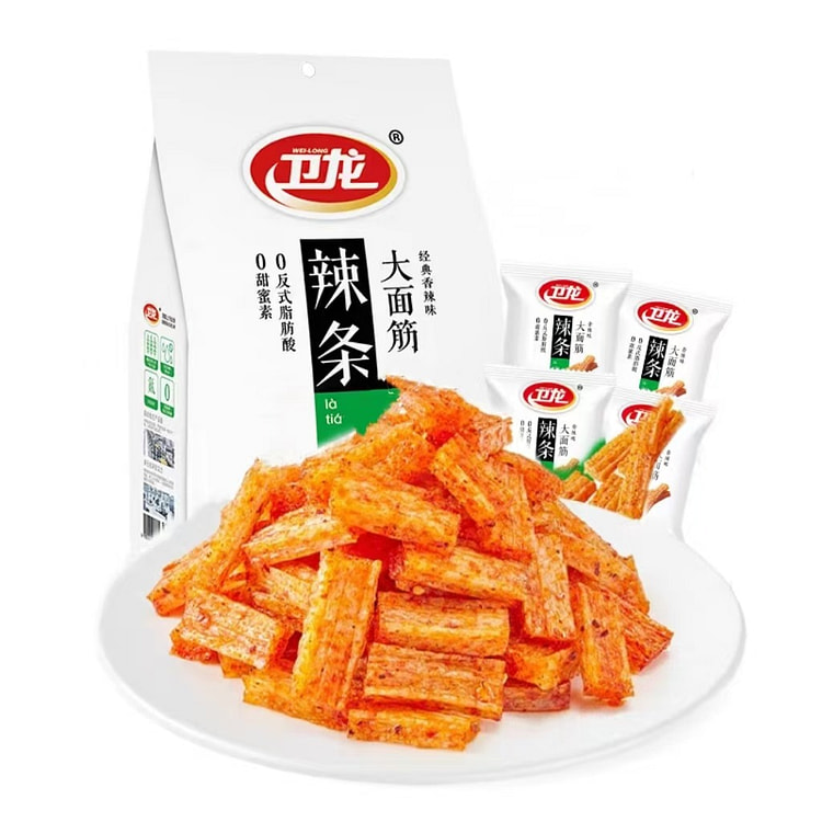 Weilong Spicy Noodles Big Gluten Spicy 312g * 1 bag ready to eat dried tofu