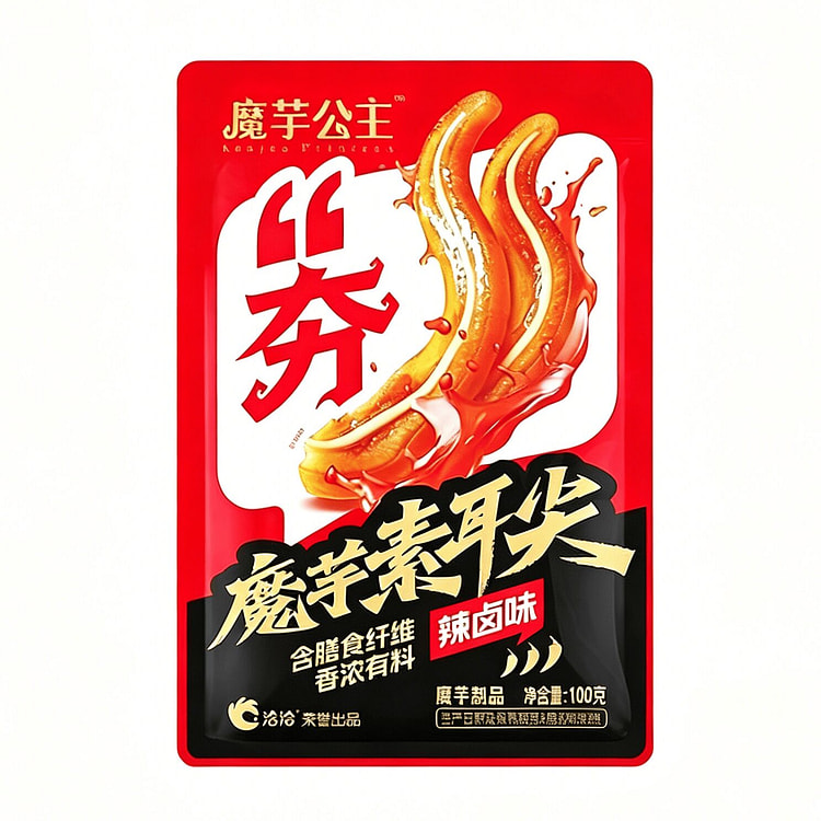 洽洽魔芋素耳尖辣卤味老卤味便携零食100g 100 克