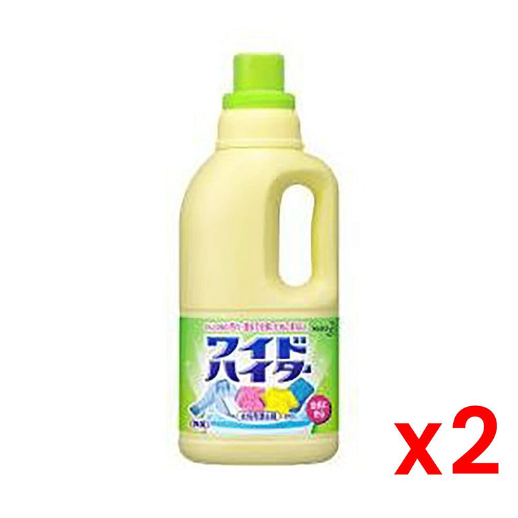Kao Haiter Fabric Bleach Bottle 1Lx2 1 count