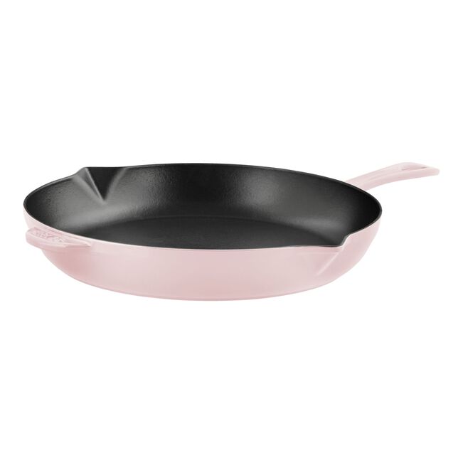 STAUB Cast Iron 12-inch Fry Pan / Pink Peony 1 phần