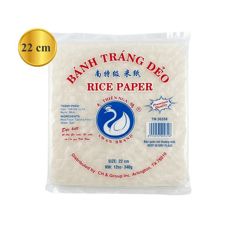 [Swan] Square Rice Paper - 12 oz 1 each (min 2)
