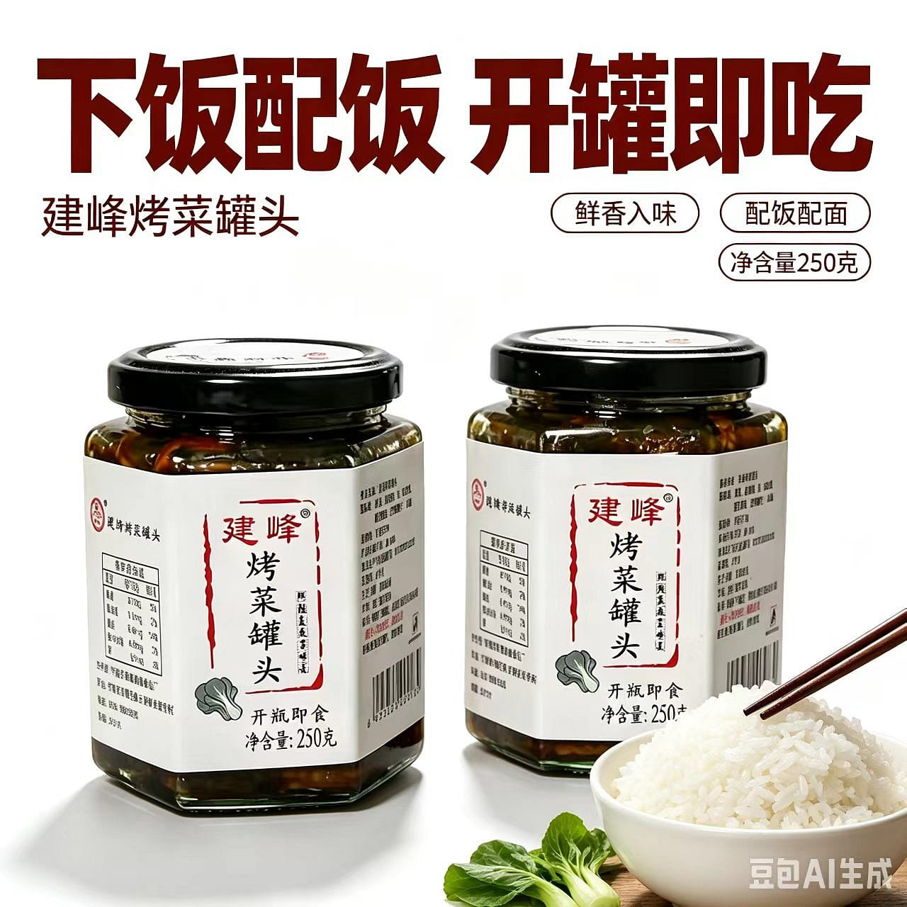 250g *1 can for head-to-head eating. 250 g
