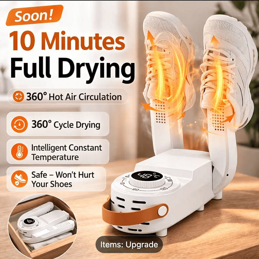 Fast Drying Shoe Dryer, Portable Boot Dryer 1 case