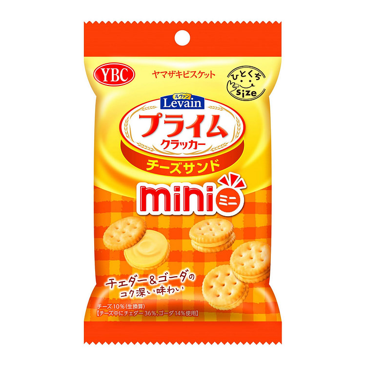 YBC Mini 切达奶酪奶油夹心酥性饼干