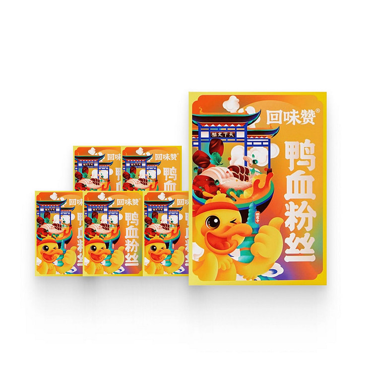回味赞 鸭血粉丝汤 原味 6盒 1 份