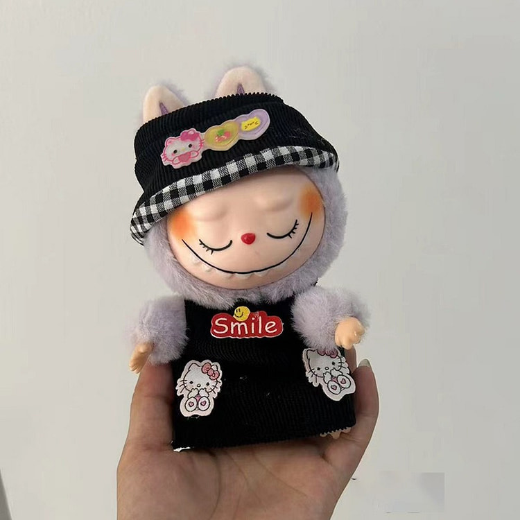 拉布布17cm毛绒公仔衣服套装-11