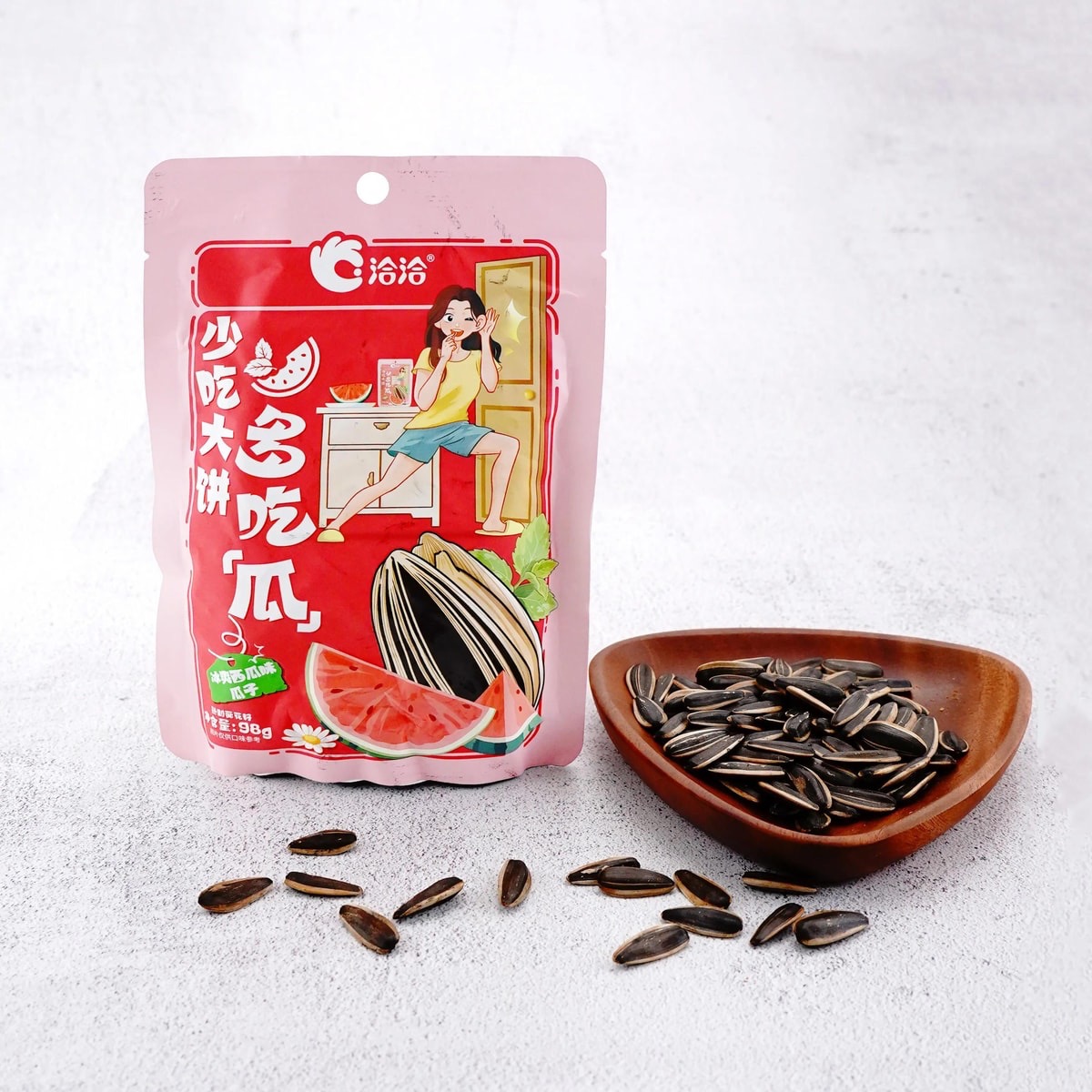 季節風味-洽洽冰爽西瓜味瓜子98 克- Weee!