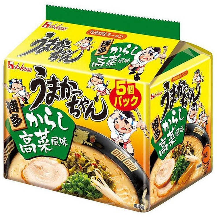 Umakacchan Hakata Takana Ramen 5pk 93g