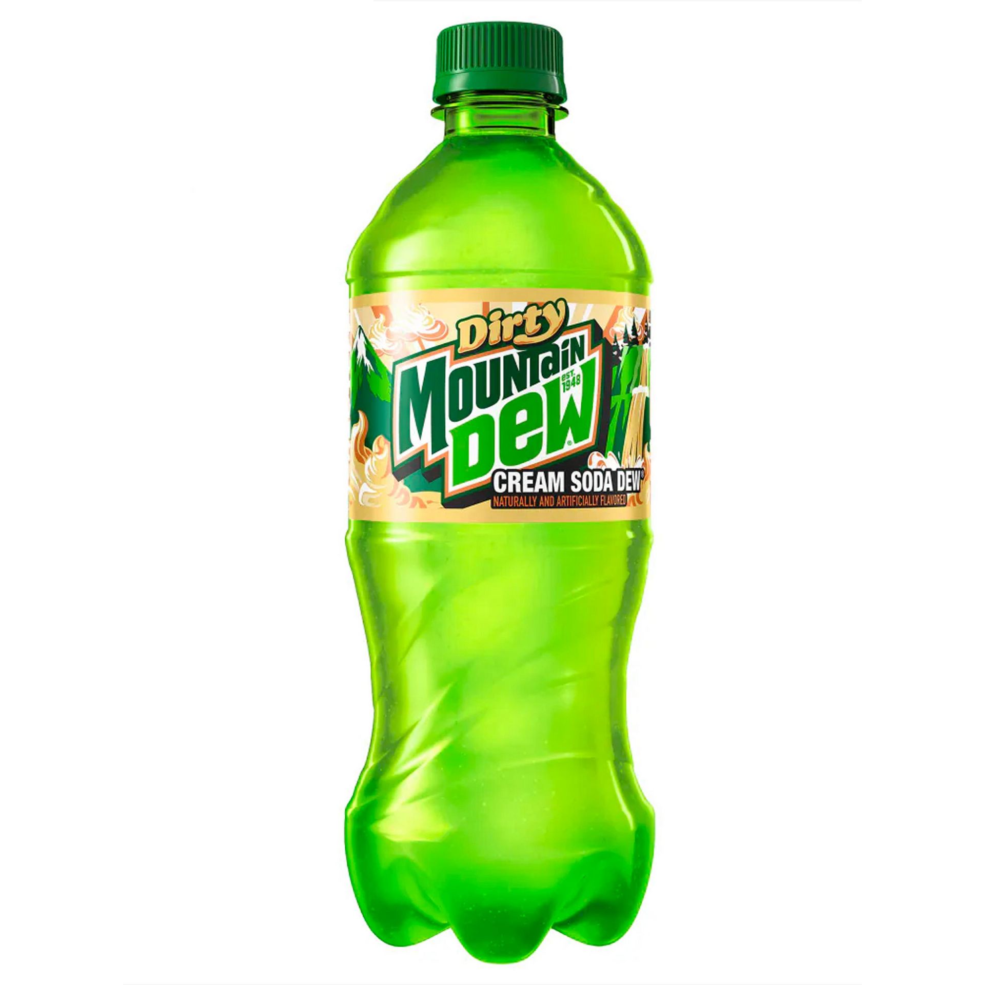 Mountain Dew Dirty Cream Soda 20 oz 1 each