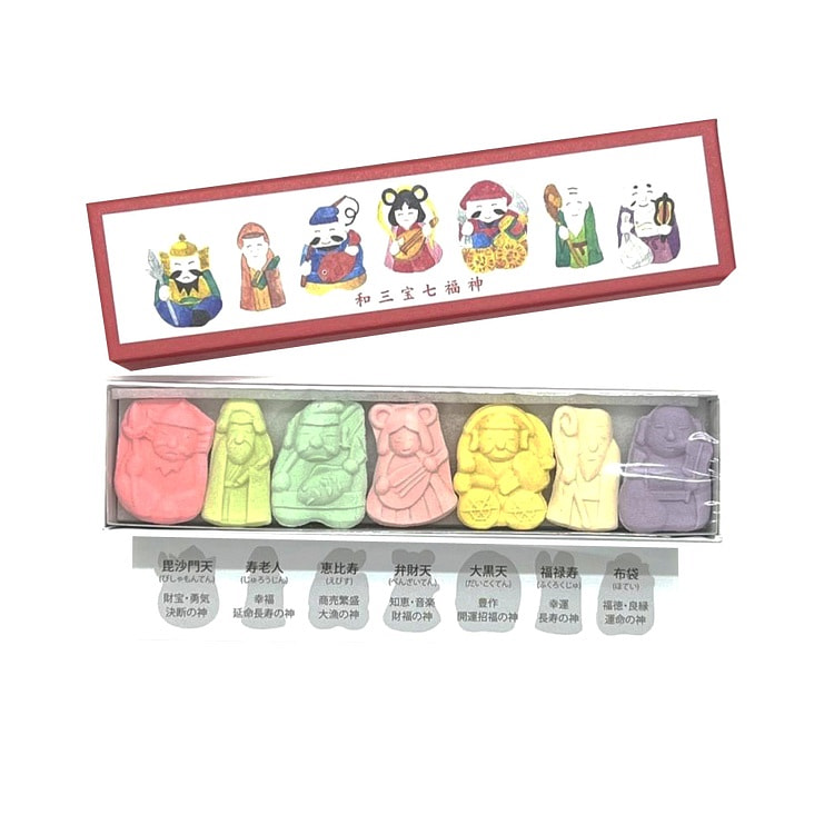 BAIKODO Sanbon Seven-Lucky Gods Candy 7pcs