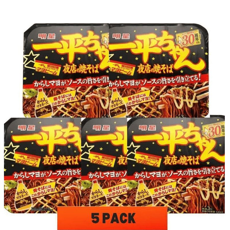 Japan MYOJOStarIppinNightclub Fried Noodles135g*5 135 g