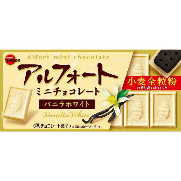 日本巧克力 ALFORT 饼干 香草波旁 55 克