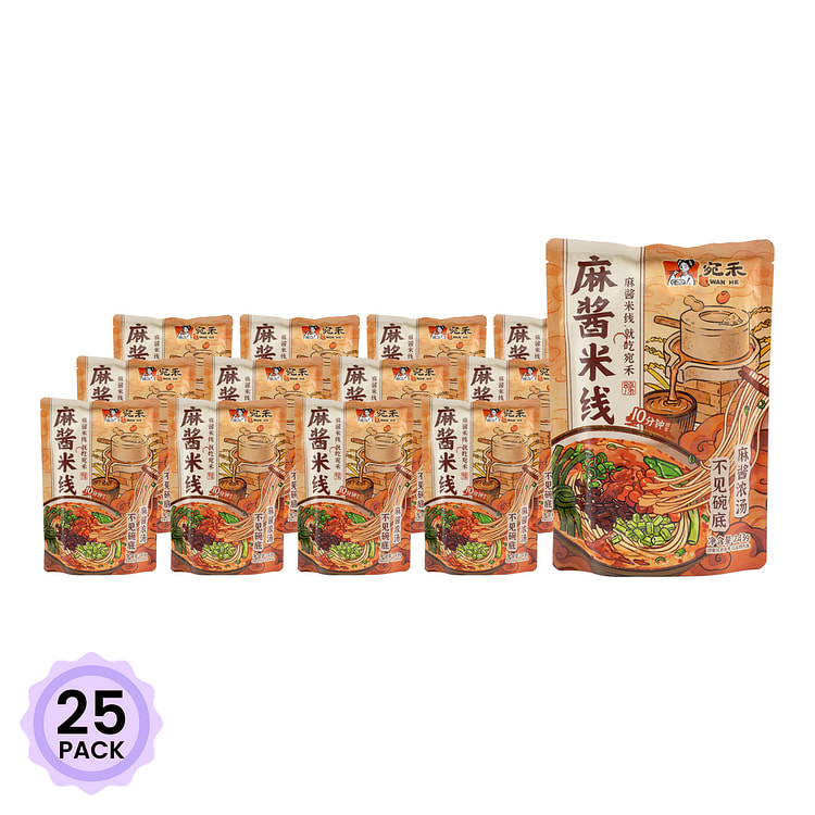 宛禾 招牌麻酱米线 220 克*25 包