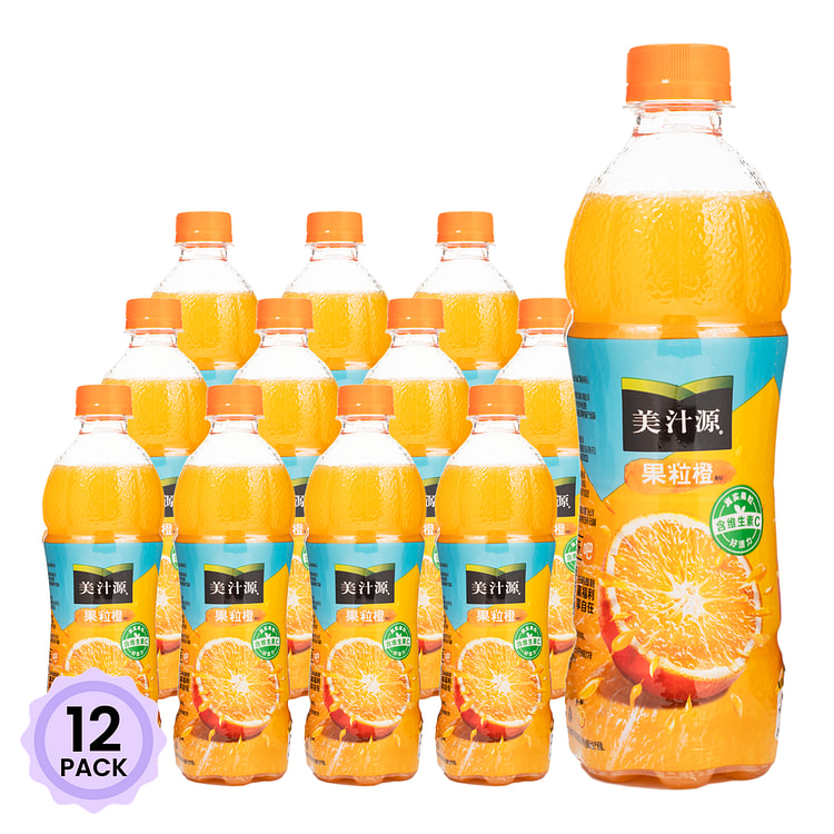 美汁源 果粒橙 450 毫升*12 包