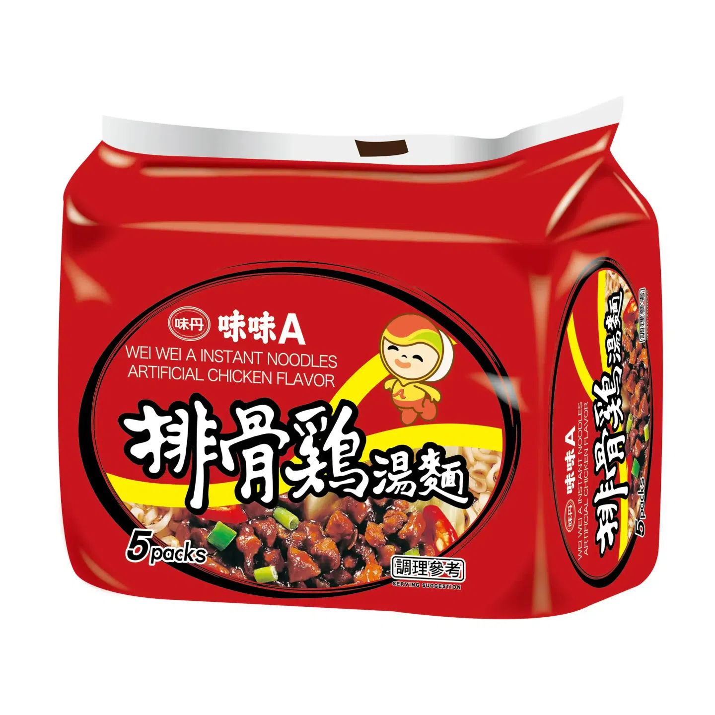Artificial Chicken Flavor Noodle Soup – 5 pcs 240 g