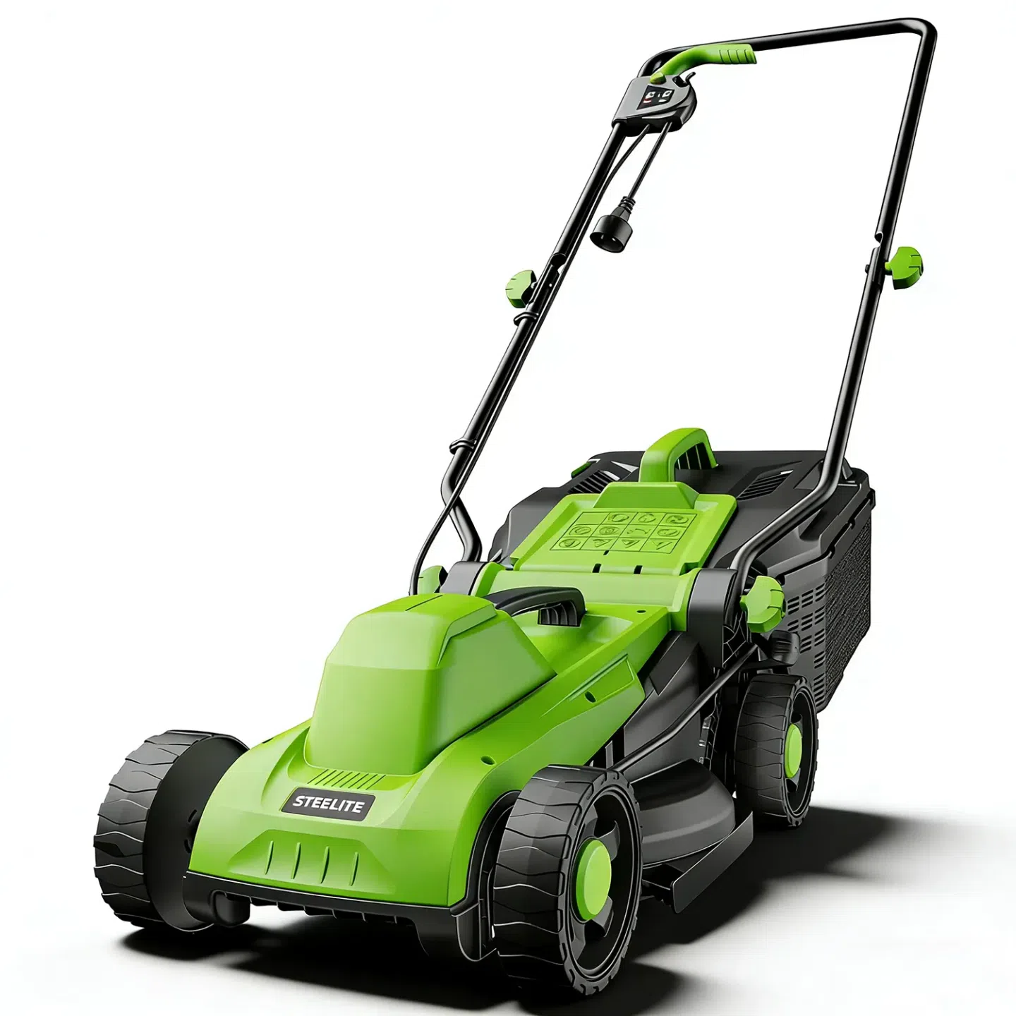 13 Inch 11-Amp Corded Electric Lawn Mower with 8- 1 box