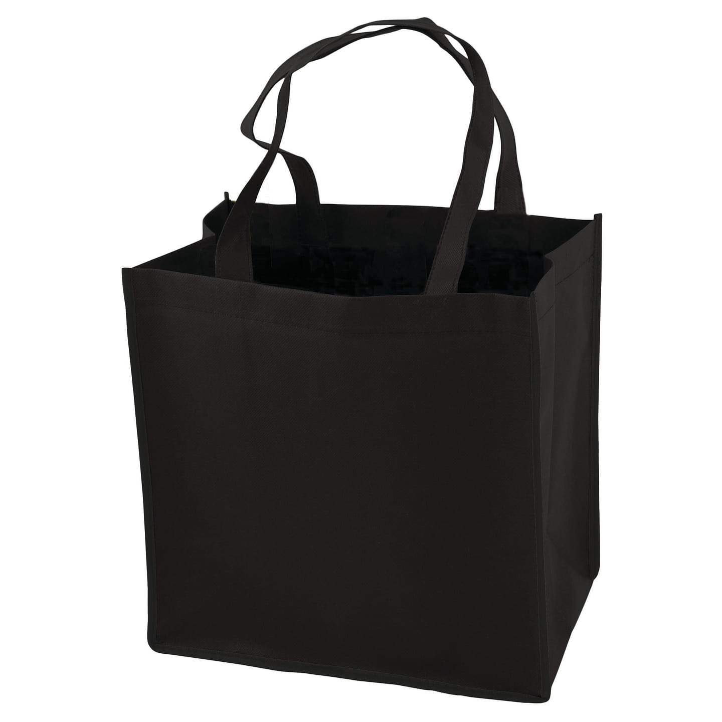 Black Reusable Grocery Tote by True 1 each