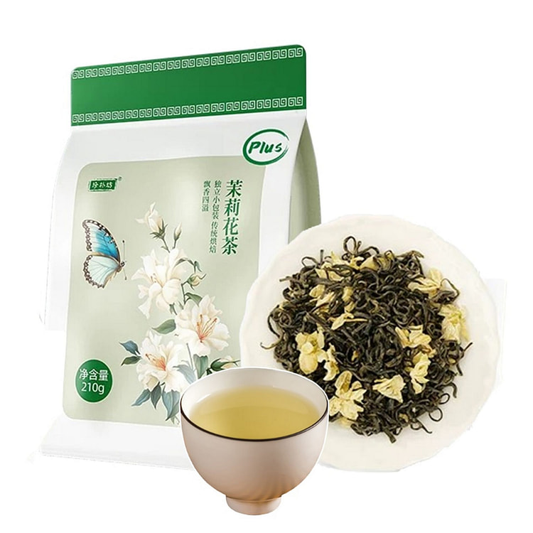 珍朴坊 浓郁花茶香提神健康 茉莉花茶内独立茶包 【超大包量贩装】