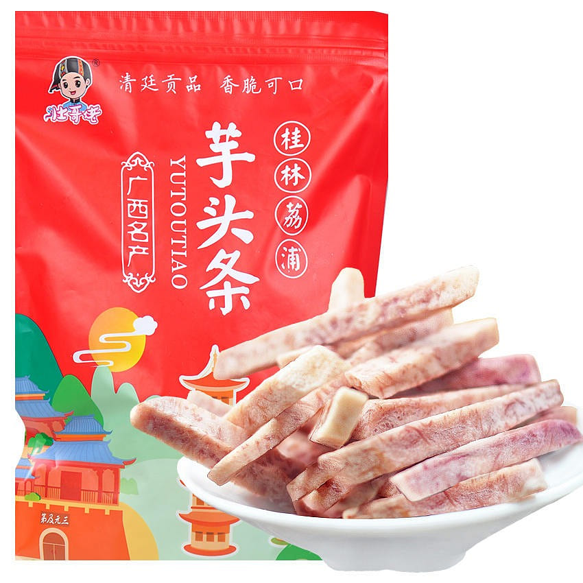 壮哥佬 麻辣味荔浦芋头条干 广西桂林特产 255 克