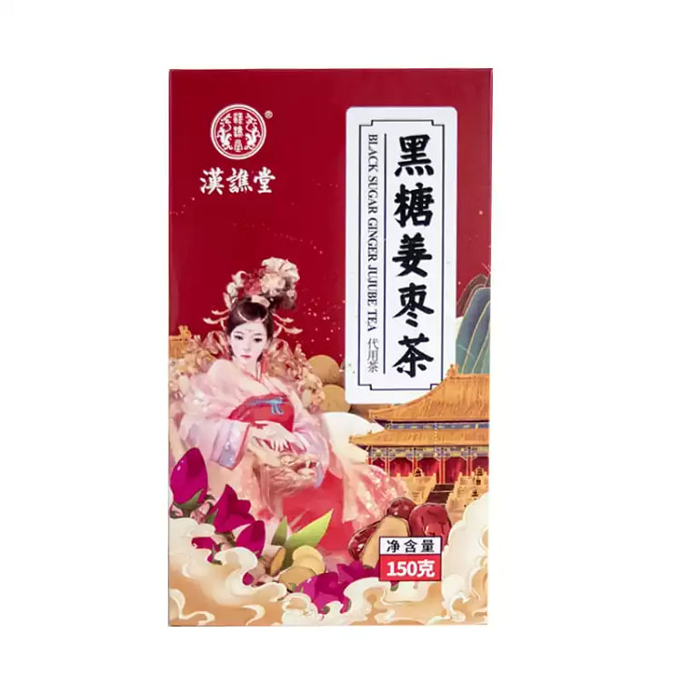 汉谯堂黑糖姜枣茶红枣姜丝黑糖茶150克 150 克