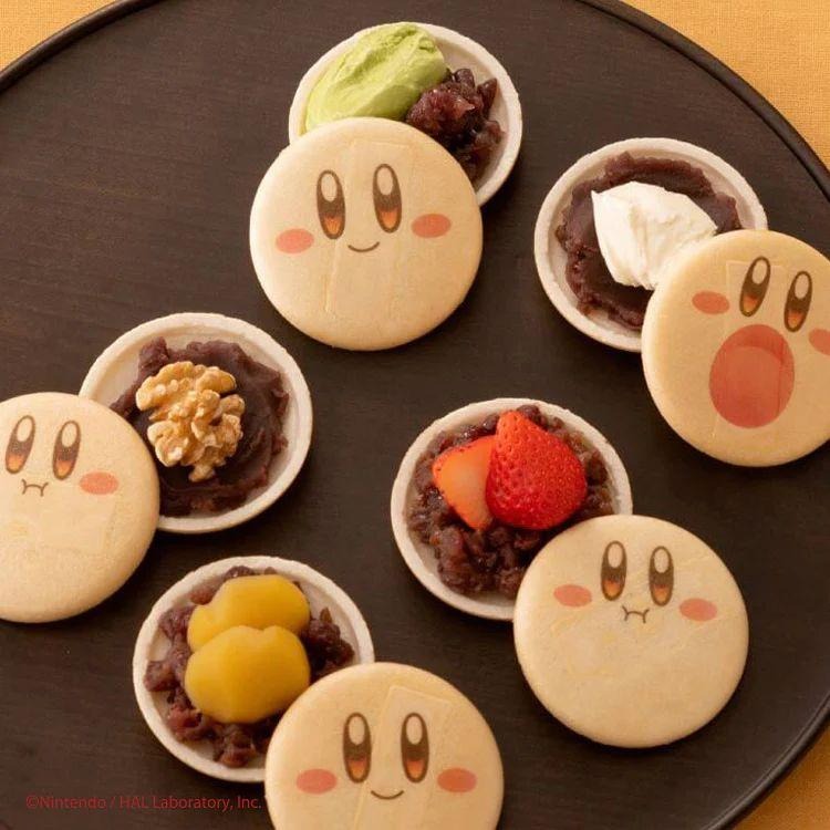 Kobe's Tsuruya Yoshinobu x Kirby collaboration super cute red bean paste DIY 1 box