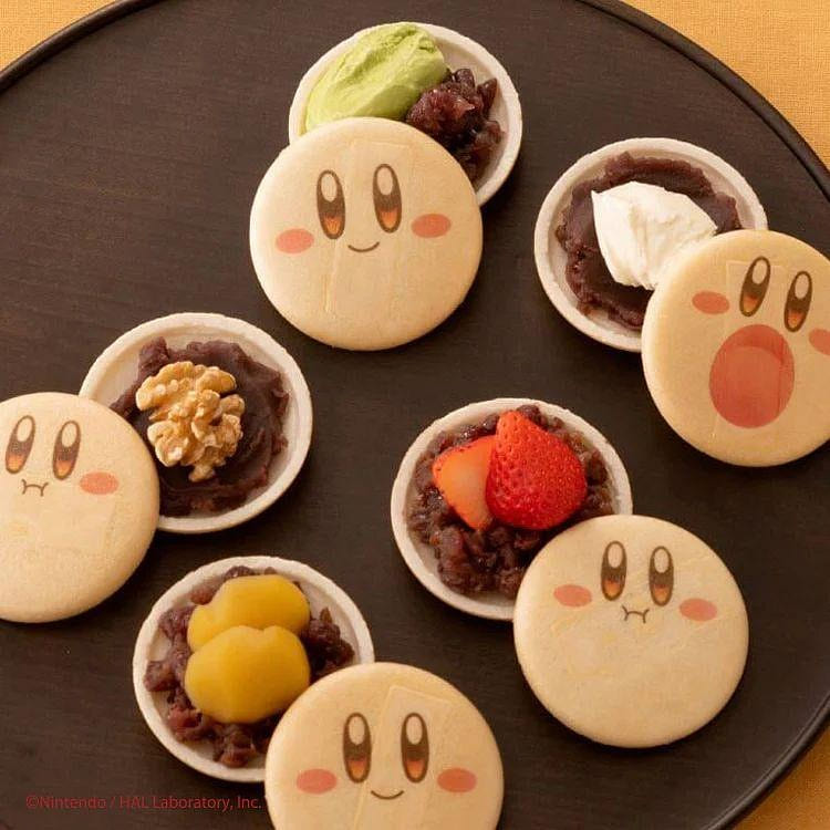 Kobe’s Tsuruya Yoshinobu x Kirby collaboration super cute red bean paste DIY 1 box