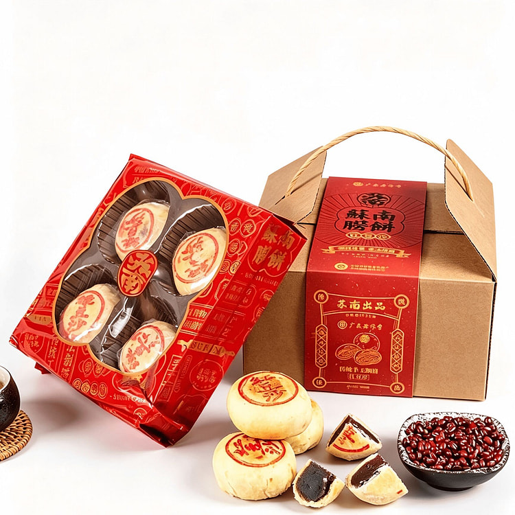 Sunan Chao-StyleBlack Red Bean Mooncake 250 g