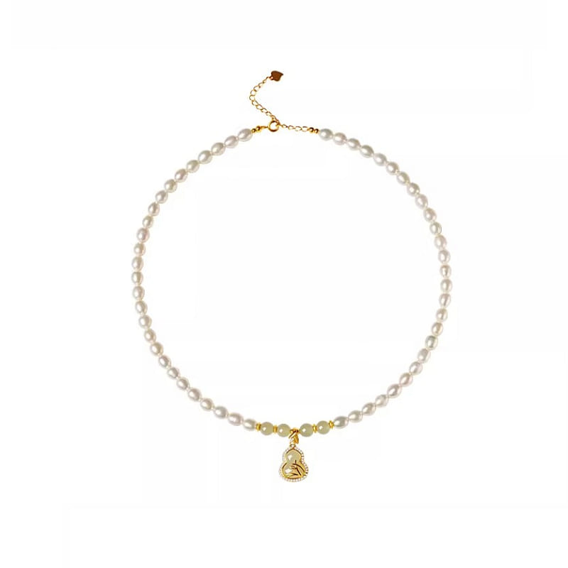 Natural Pearl Necklace Yuhu Chengrui 16 * 12mm 1 box