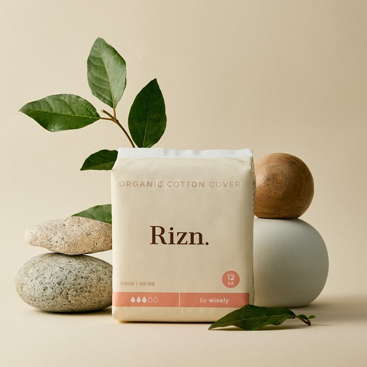 Organic Sanitary Pads (Large 28cm / 12 pieces)