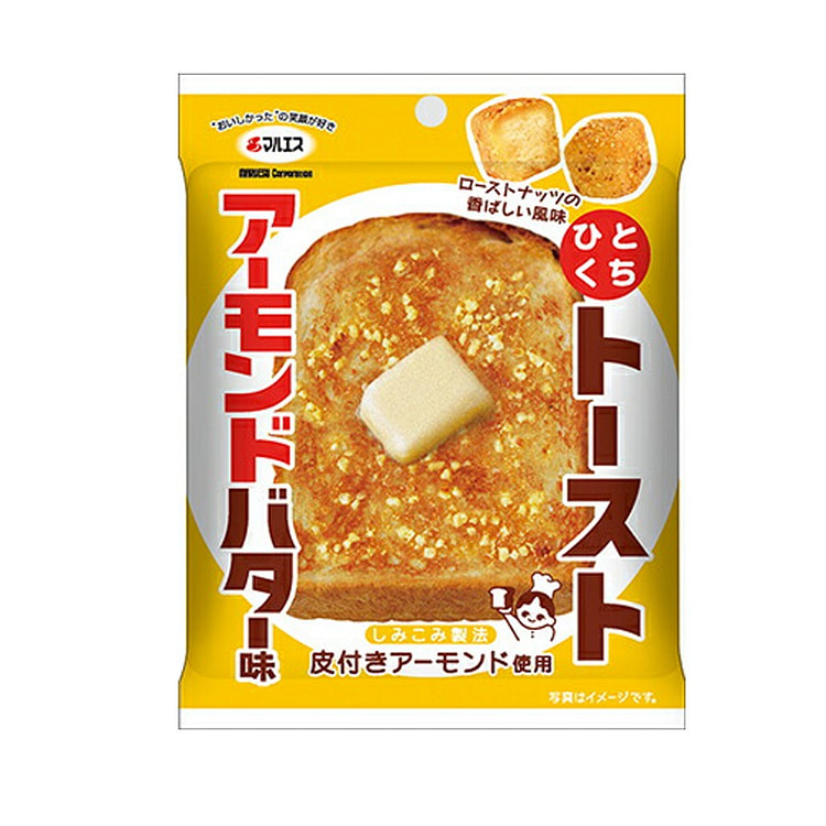 日本 MARUESU 烤面包块  杏仁黄油味
