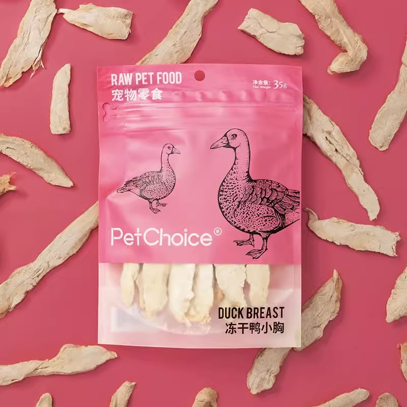 Pet Treats PetChoice Cat and Dog Treats - Freeze-Dried Duck Breasts 35 g