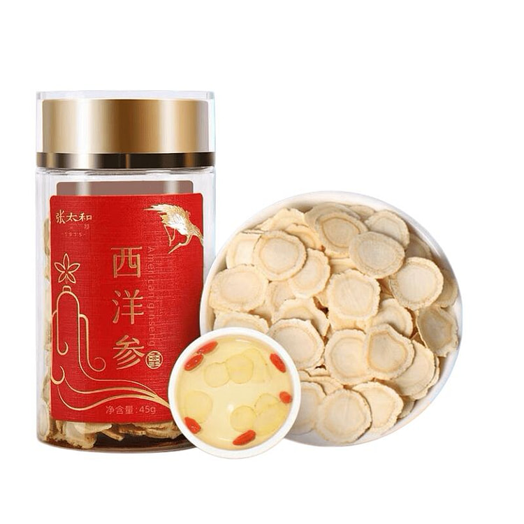 1 box of sliced American ginseng 45 g