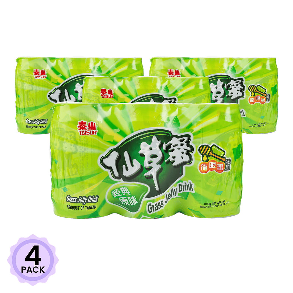 Taisun Grass Jelly Drink 330 ml*6 cans*4 pack