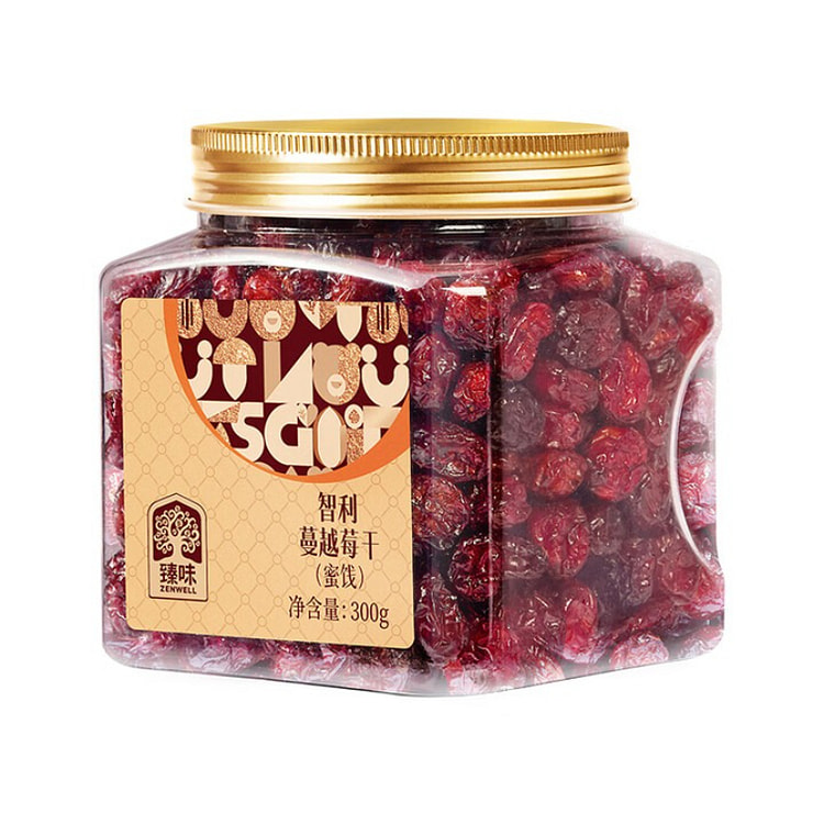 臻味蔓越莓干干果零食300g*1罐 300 克