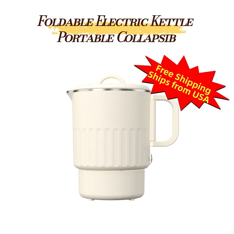 Foldable Electric Travel Kettle Portable Collapsib 1 bunch