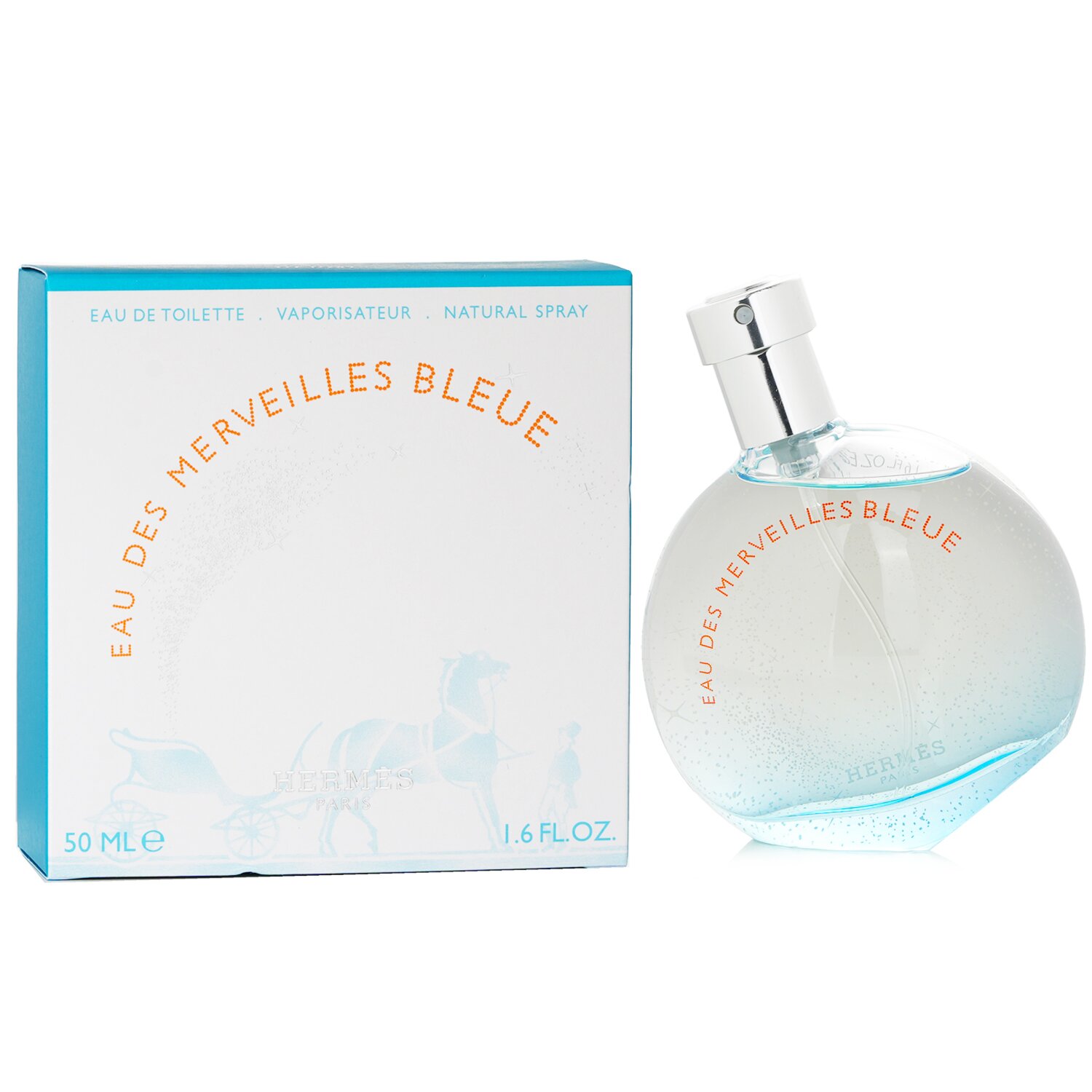 Get Hermes Eau Des Merveilles Bleue Eau De Toilette Spray 50ml/1.6