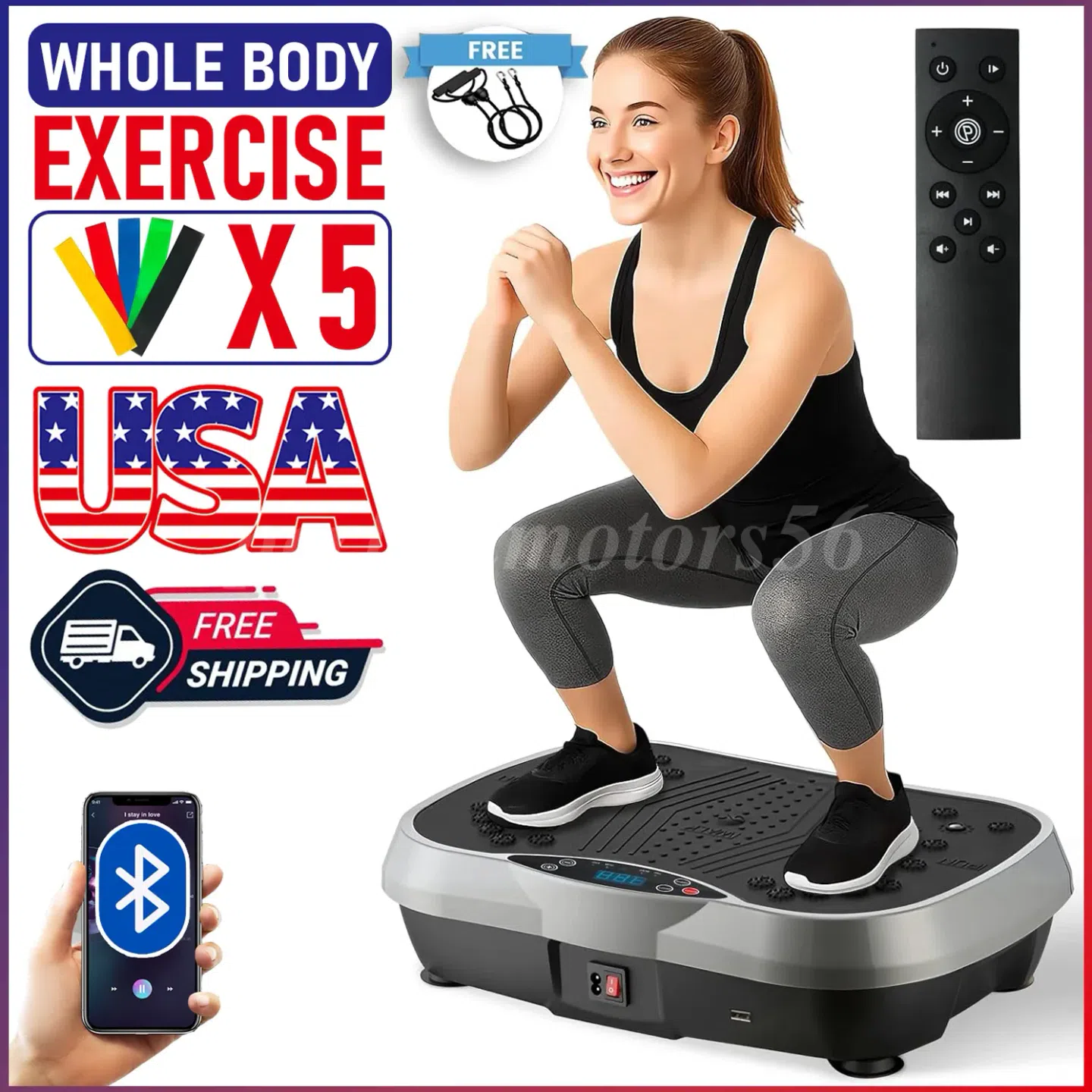 NEW Vibration Plate Exercise Machine Whole Body Wo 1 box