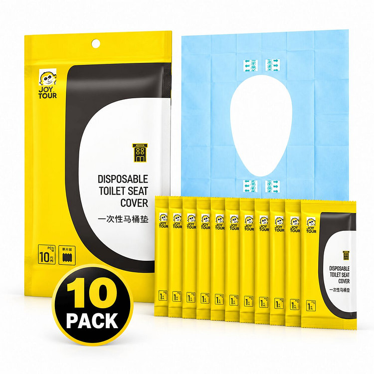 JOY TOUR Disposable Toilet Seat Covers 10pack 1 each