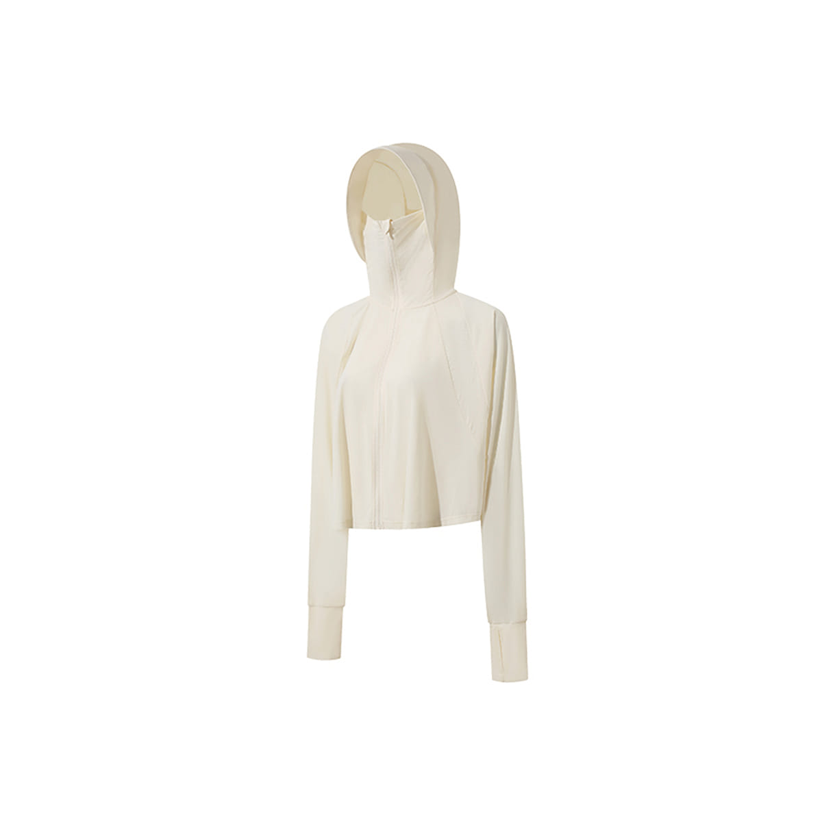Ubras Women Anti-UV Jacket, Quick Drying Hooded Women’s Sunscreen Jacket-White-S 50 g