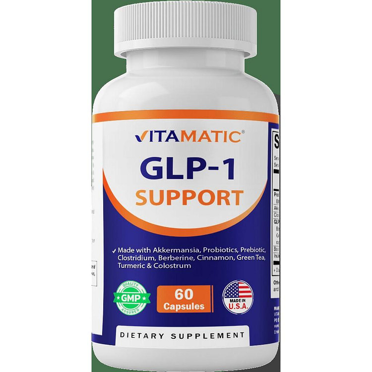 Vitamatic GLP-1 支持补充剂，60